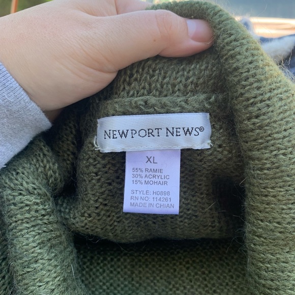 Vintage Newport News Floral Mohair Sweater - Picture 5 of 5